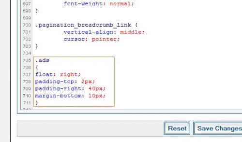 css code