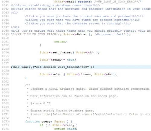 solving wordpress 3.3 mysql error