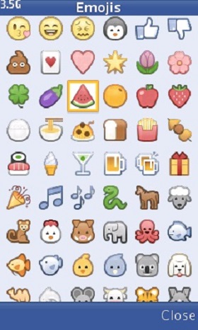 Facebook java new emojis