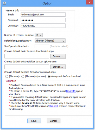 Real APK Leecher setup