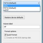 format removable drive