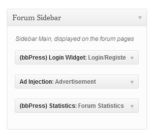 custom widget areas woosidebar