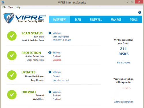 vipre home s