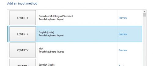 Add Input Method