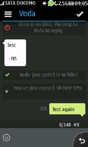 hike sms