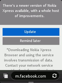 Asha 501 Xpress Browser update
