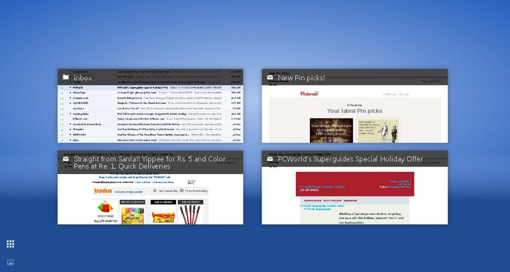 Preview All tabs yahoo mail