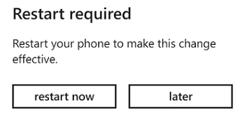 wp restart to make change effective