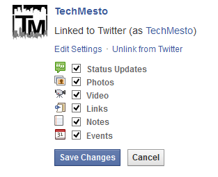 fb twitter what posted