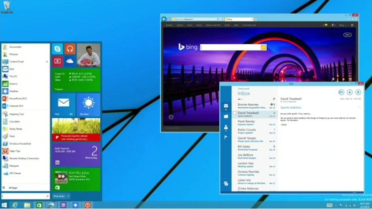 start menu windows 8.1