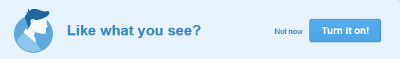 twiiter get new profile notification