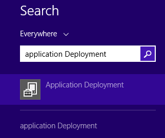 application deployment start