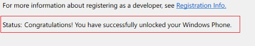successfully unlocked
