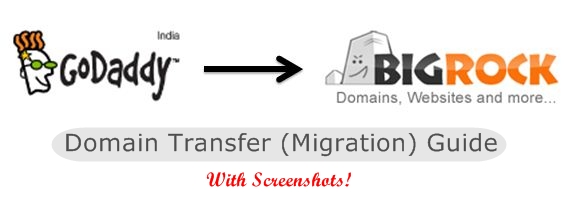 Godaddy to Bigrock Domain Transfer