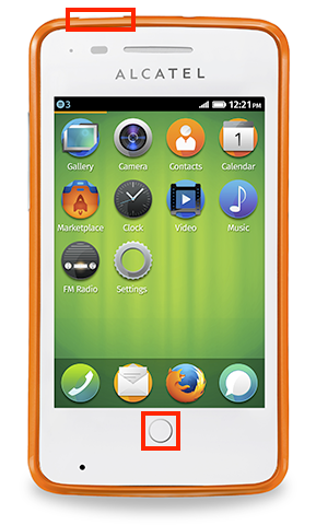 screenshot keys on firefox os