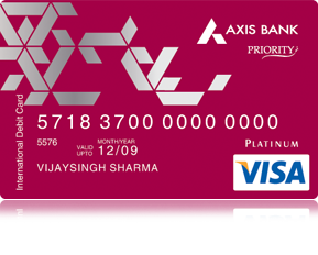 axis priority debit card