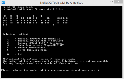 nokia x2 tools main