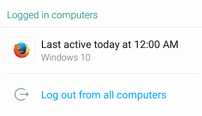 whatsapp web logged in computers