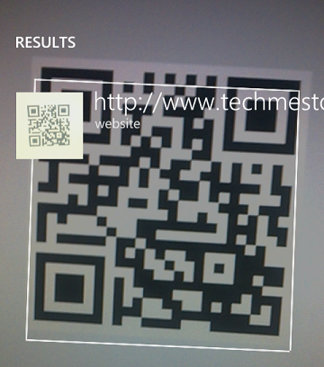 qr scan bing vision