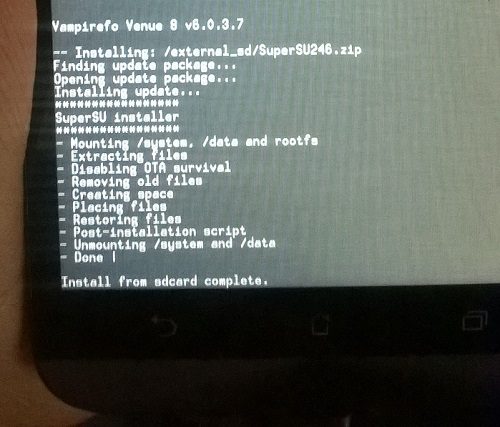 Installing SuperSU Zenfone 2