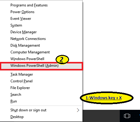 Open Windows PowerShell