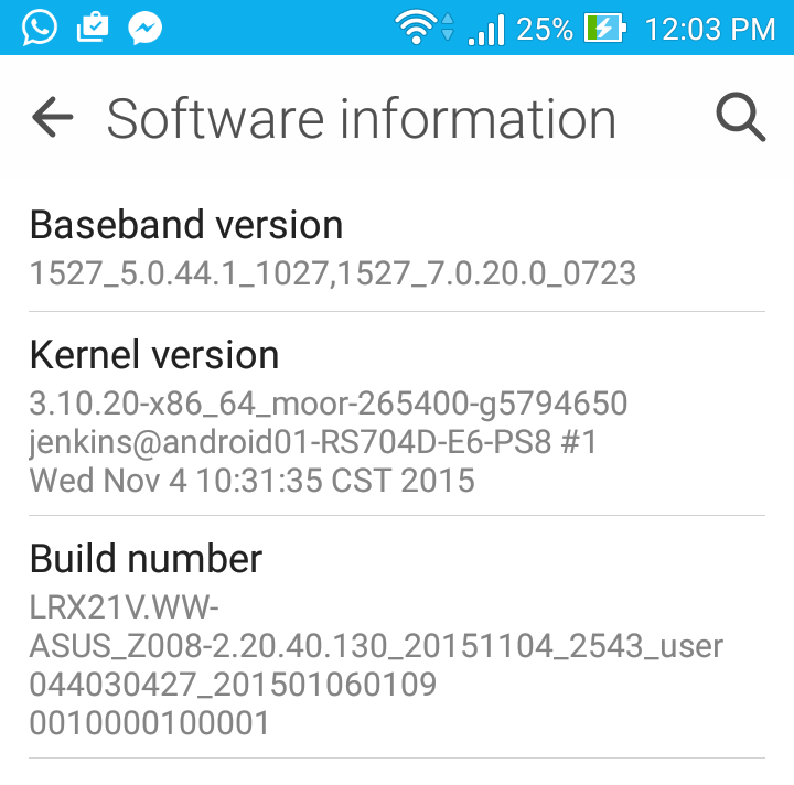 Zenfone 2 update november
