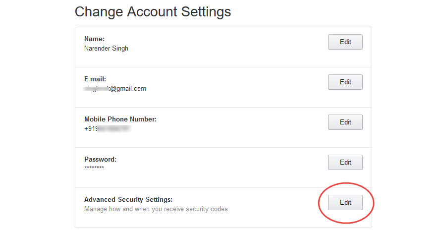 edit advanced security amazon mfa