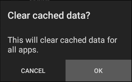 Clear Caches