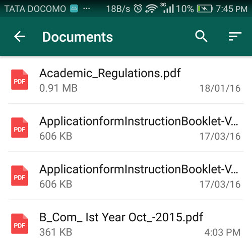 Attach PDF WhatsApp