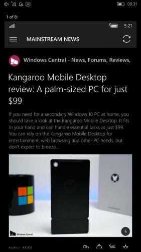 news flow reader