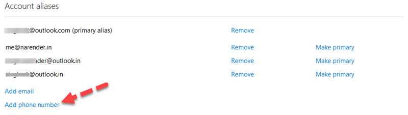 Account Aliases Microsoft Account