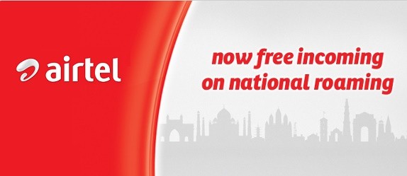 Airtel free roaming free incoming calls