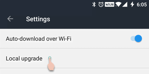 OnePlus local update