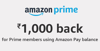 Amazon Prime Rs. 1000 Cashback on Nokia 6