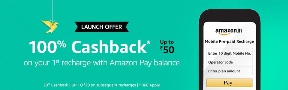 Amazon Prepaid Mobile Recharge Online