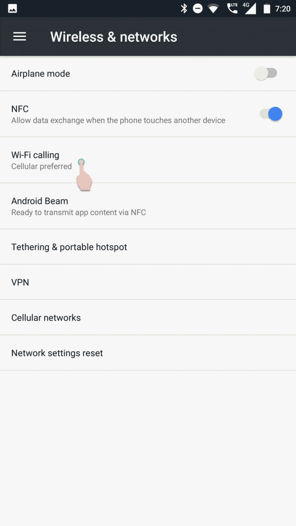 Nokia 6 Wireless & Network settings