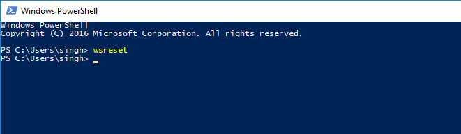 Powershell command