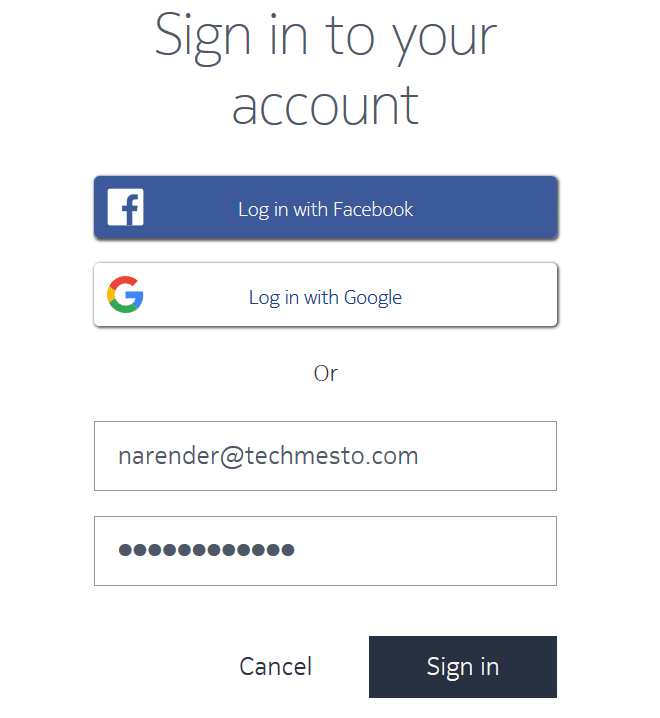 Nokia Account sign in