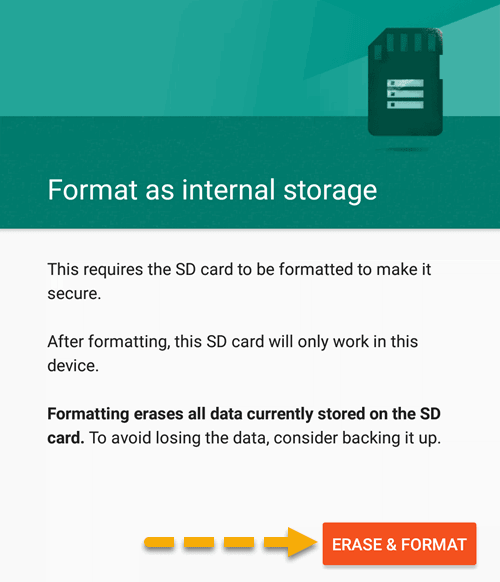 format sd nokia 6