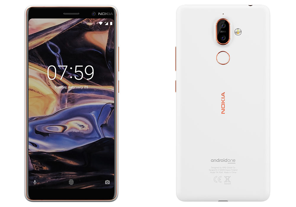 Nokia 7 Plus White color