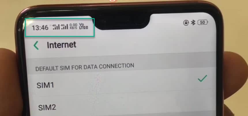 Dual VoLTE working in OPPO F7