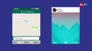 WhatsApp running on Jio phone