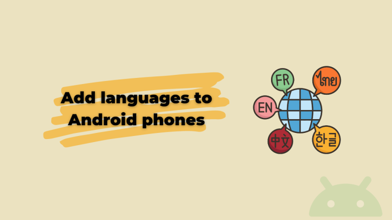 Add more languages to Android phones sold in China or select markets