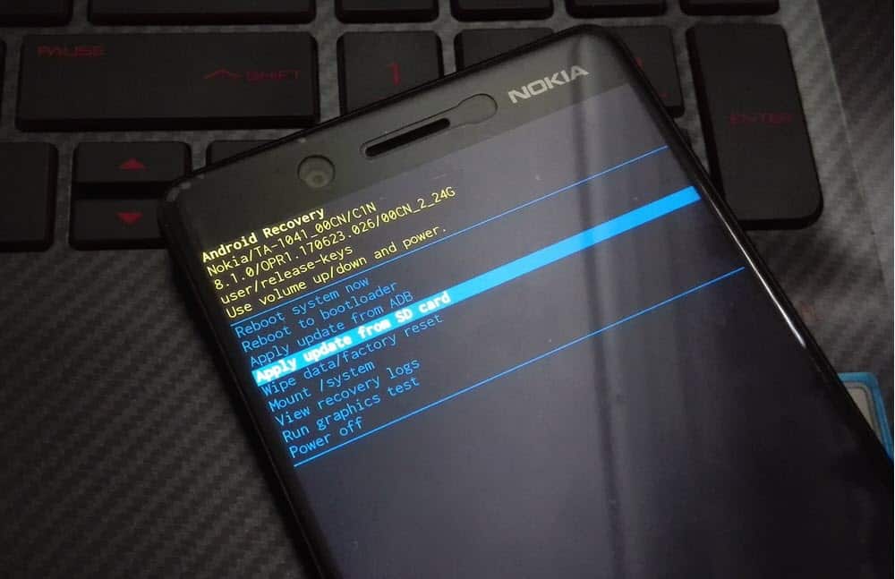 Nokia Stock Recovery mode