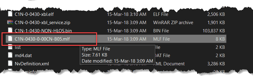 mlf file in unpacked folder