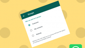 WhatsApp - Who can add me to groups