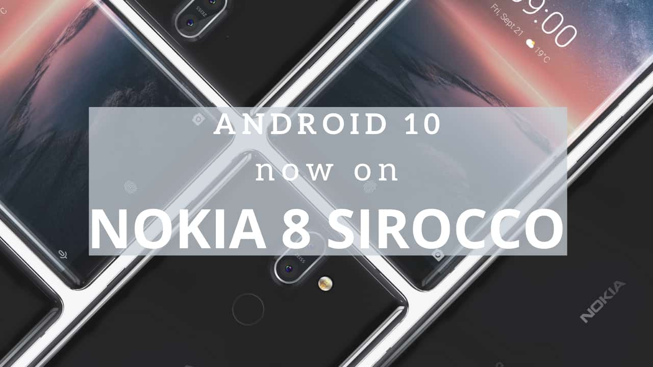 Android 10 Nokia 8S