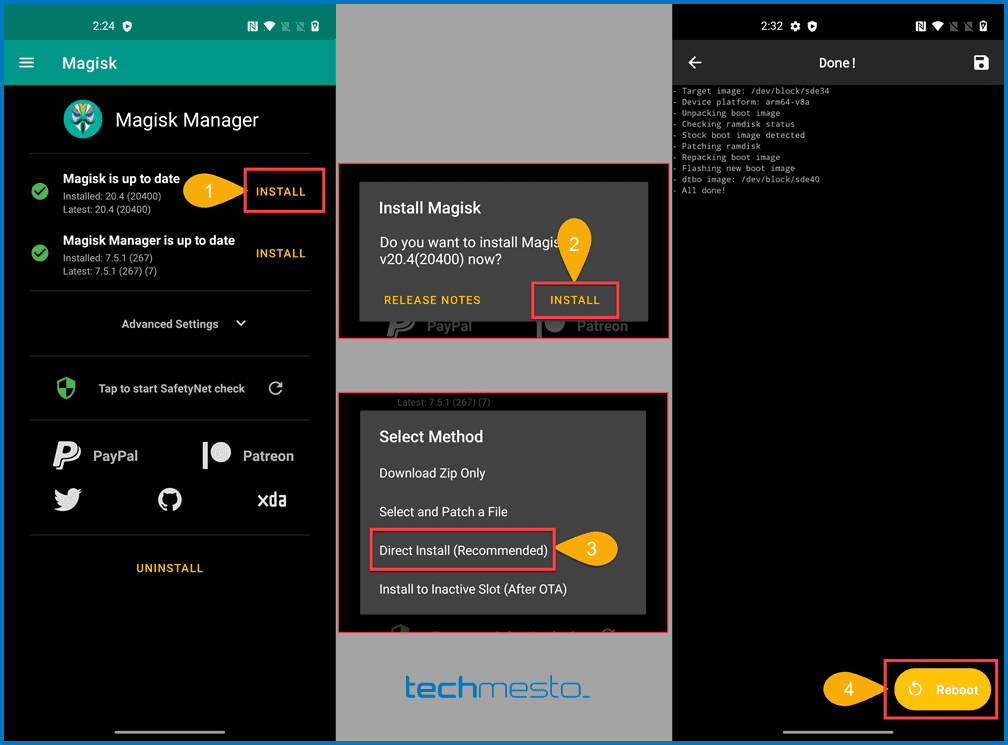Magisk Install on OnePlus Nord