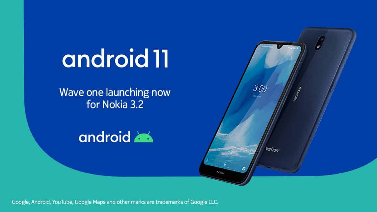 Nokia 3.2 Android 11 update rollout started