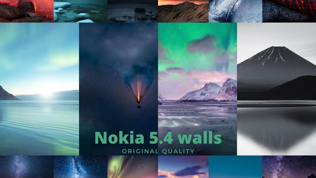 Download Nokia 5.4 stock wallpappers